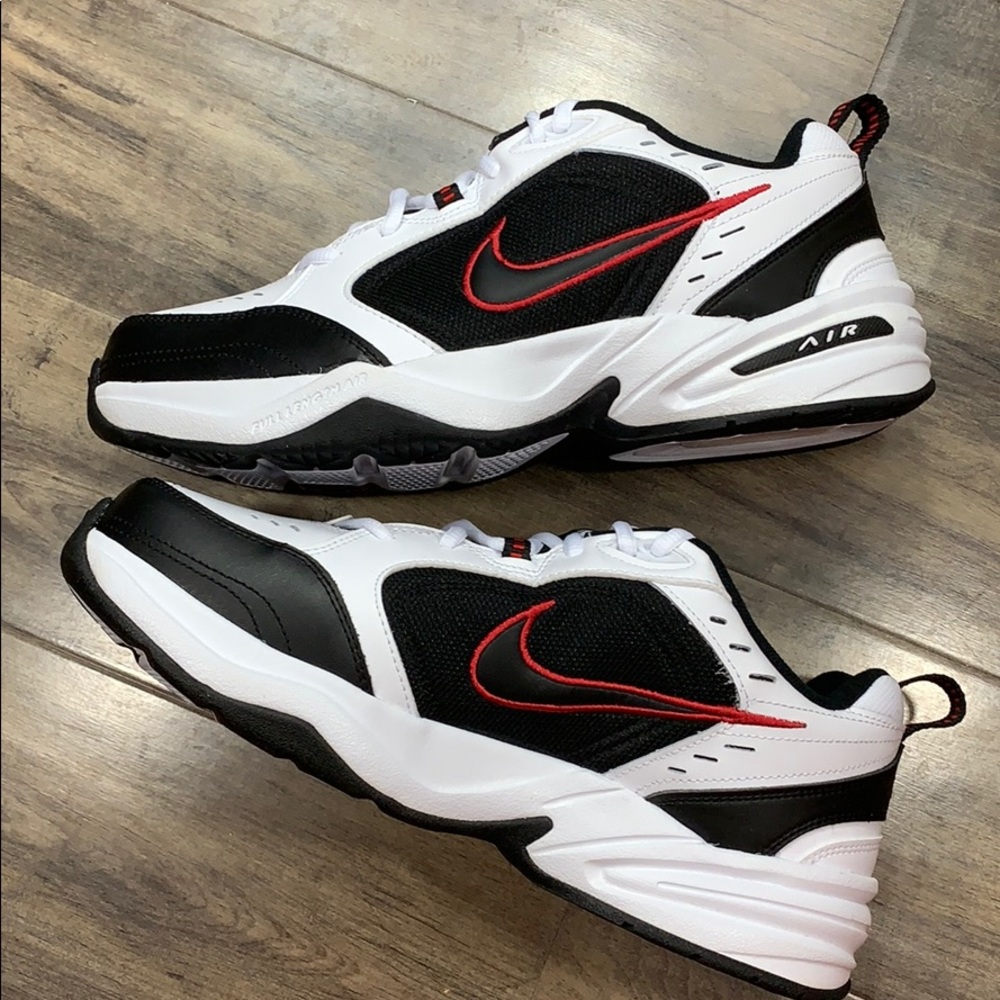 NIKE AIR MONARCH IV (4E) white/black Men’s - Picture 7 of 16